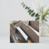 Antique Utensils Postkarte (Stehend Vorderseite)