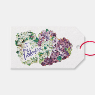 Antique Valentine Bouquet Herz Geschenkanhänger