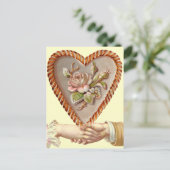 Antique Valentine Postkarte (Stehend Vorderseite)