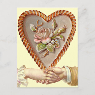 Antique Valentine Postkarte