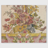 Antique Versailles Print Geschenkpapier (Flach)