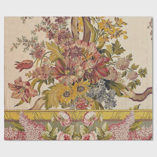 Antique Versailles Print Geschenkpapier (Flach)