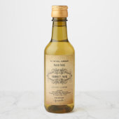 Antique Vertical Apothecary Style Labels Weinetikett (Vorderseite)