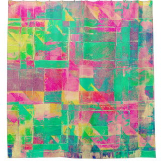 Antique vintage textured background. With differen Duschvorhang