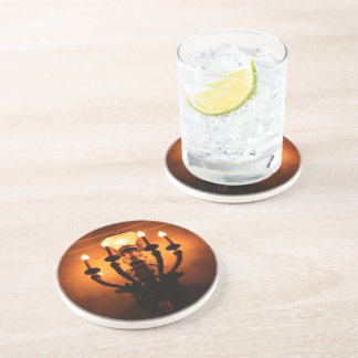 Antique Wall Sconce Getränkeuntersetzer