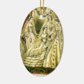 Antique Wedding Bridal Keramikornament (Links)