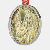 Antique Wedding Bridal Ornament Aus Metall (Links)