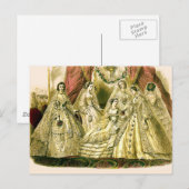 Antique Wedding Bridal Postkarte (Vorne/Hinten)
