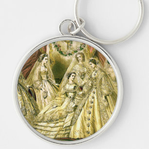 Antique Wedding Bridal Schlüsselanhänger