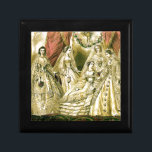 Antique Wedding Bridal Schmuckschachtel<br><div class="desc">Diese schöne Abbildung der antiken Bräute stammt aus einer 1861 entstandenen Illustration.</div>