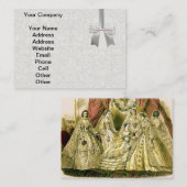 Antique Wedding Bridal Visitenkarte (Vorne/Hinten)