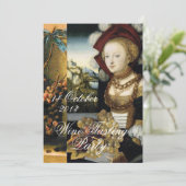 ANTIQUE WEINWEINWEINWEIN - PARTY AUSPROBIEREN EINLADUNG (Stehend Vorderseite)