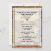 Antique World Map #2, DIY White BG V Probe Din Einladung (Rückseite)