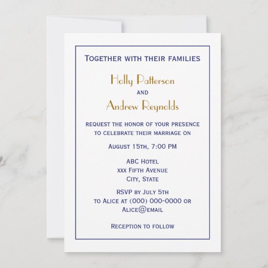 Antique World Map #3 Wedding Einladung (Rückseite)