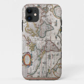Antique World Map iPhone Case (Rückseite)