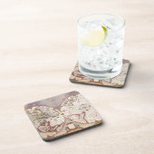 Antique World Map Lithograph Elegante Getränkeuntersetzer (Rechte Seite)