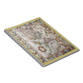 Antique World Map Notebook Notizblock (Rechte Seite)