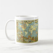 Antique World Map of the British Empire, 1886 Kaffeetasse (Links)