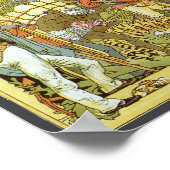 Antique World Map of the British Empire, 1886 Poster (Ecke)