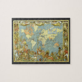 Antique World Map of the British Empire, 1886 Puzzle