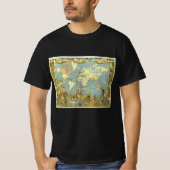Antique World Map of the British Empire, 1886 T-Shirt (Vorderseite)