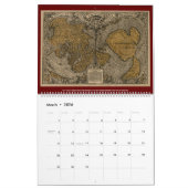 Antique World Maps - 16. bis 18. Jahrhundert Kalender (Mär 2026)