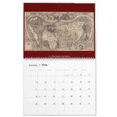 Antique World Maps - 16. bis 18. Jahrhundert Kalender (Jan 2026)