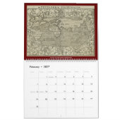 Antique World Maps - 16. bis 18. Jahrhundert Kalender (Feb 2027)