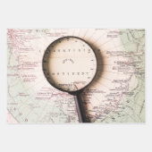 Antique World Maps Wrapping Paper Sheets Geschenkpapier Set (Vorderseite 2)