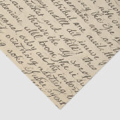 Antique Writing Words Vintage Distressed Seidenpapier (Detail)