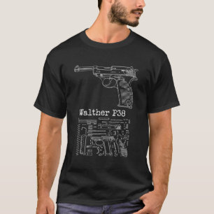 Antique Wwii Walther P38 für Gun Collector T-Shirt