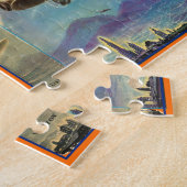 ANTIQUE YOUNG READER BUCHDECKEN PUZZLE (Seite)