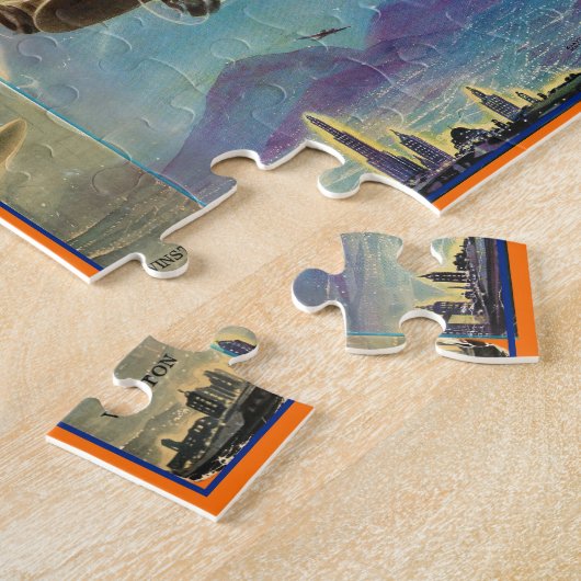 ANTIQUE YOUNG READER BUCHDECKEN PUZZLE (Seite)