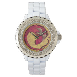 ANTIQUE ZIELE,DEUTSCHE GERICHTSKARTEN/FLAG VON ABK ARMBANDUHR