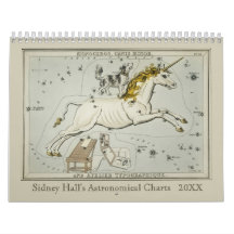 Antique Zodiac Astronomische Charts von Sidney Hal