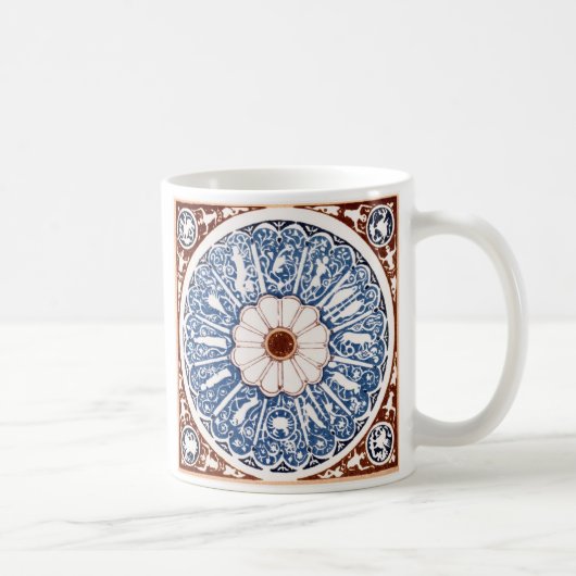 Antique Zodiac Mandala Kaffeetasse (Rechts)