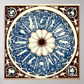 Antique Zodiac Mandala Poster (Vorne)