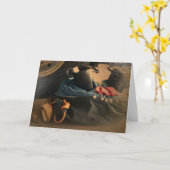 Antiqued Feuergang Karte (Gelbe Blume)