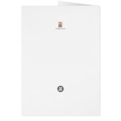 Antiques Birthday Folded Greeting Card (Hinten)