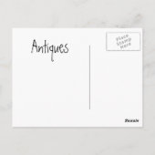 Antiques Postcard Vintager Helm Postkarte (Rückseite)