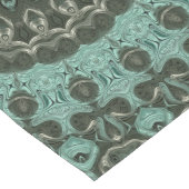 Antiquierte Medallion in Türkis und Emerald Großer Tischläufer (Ecke)