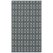 Antiquierte Vogelwillow-Style Navy Blue Tablecloth Tischdecke (Vorderseite)