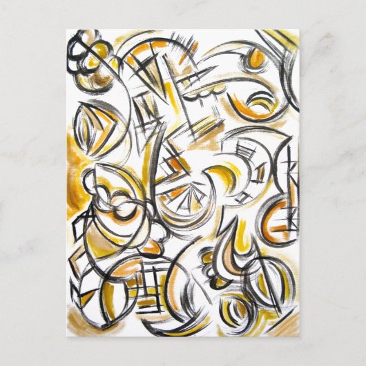 Antiquitäten - Abstrakte Kunst Postkarte (Vorderseite)