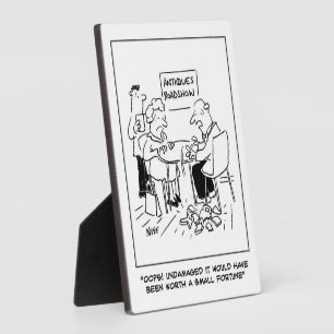 Antiquitäten Desaster - Funny Fotoplatte