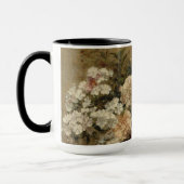 Antiquitäten Florale Kunstmalerei Tasse (Links)