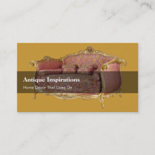 Antiquitäten-Geschäftskarten Visitenkarte