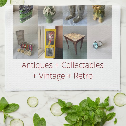 Antiquitäten Geschirrtuch (Gefaltet)