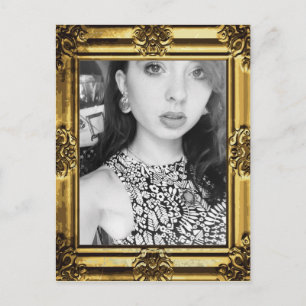 Antiquitäten-Gold-Frame-Postkarte für Ihr Foto Postkarte