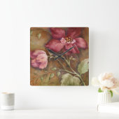 Antiquitäten I Quadratische Wanduhr (Zuhause)