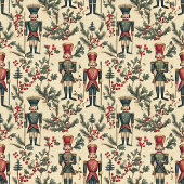 Antiquitäten-inspirierte Tischdecken, Vintage Nuss Tischdecke